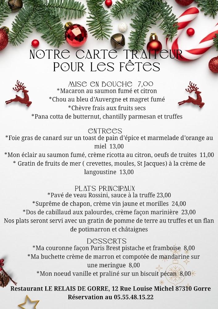 Le Relais de Gorre - Menu Image 2